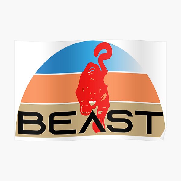 logo beast Vintage beast t-shirts Poster RB1409 product Offical mrbeast Merch