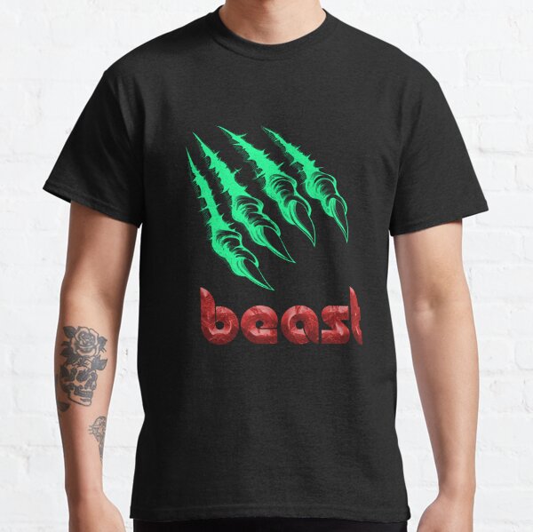 Logo beast,fanny beast Tiger tiger Classic T-Shirt RB1409 product Offical mrbeast Merch