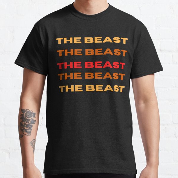 Copy of logo beast fanny beast black Classic T-Shirt RB1409 product Offical mrbeast Merch