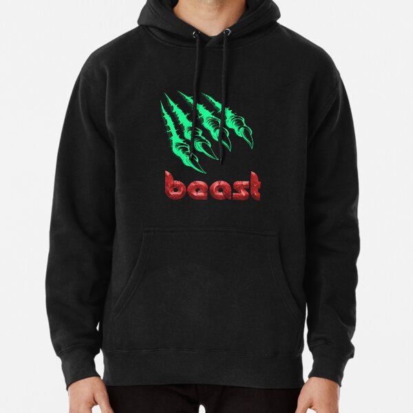 Logo beast,fanny beast Tiger tiger Pullover Hoodie RB1409 product Offical mrbeast Merch