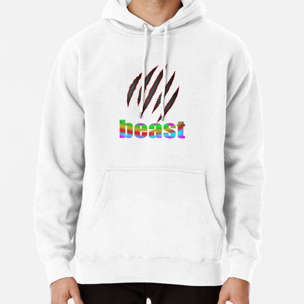 Logo beast,fanny beast Tiger tiger Pullover Hoodie RB1409 product Offical mrbeast Merch