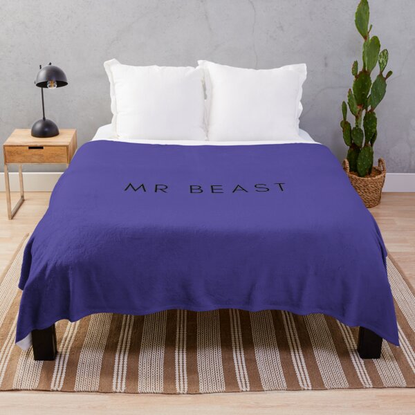 Copie de MrBeast Clothing and Accessories Collection Throw Blanket RB1409 product Offical mrbeast Merch