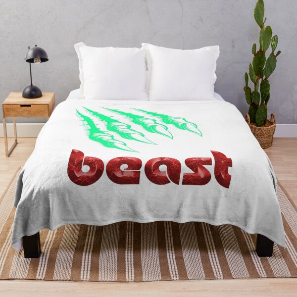 Logo beast,fanny beast Tiger tiger Throw Blanket RB1409 product Offical mrbeast Merch