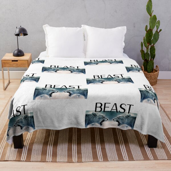 logo beast fanny beast Throw Blanket RB1409 product Offical mrbeast Merch