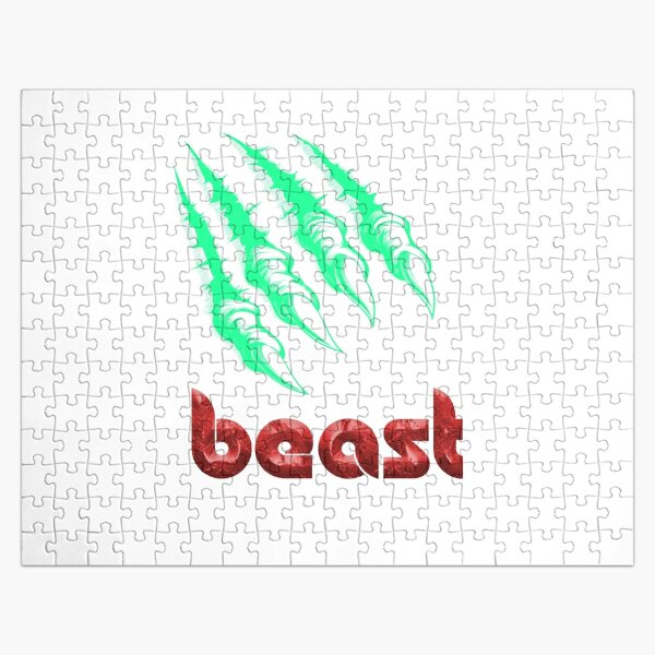 Logo beast,fanny beast Tiger tiger Jigsaw Puzzle RB1409 product Offical mrbeast Merch