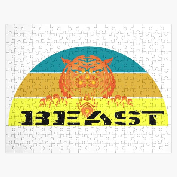 Logo Beast Fanny cool t-shirts Jigsaw Puzzle RB1409 product Offical mrbeast Merch