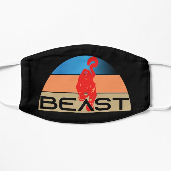 logo beast Vintage beast t-shirts Flat Mask RB1409 product Offical mrbeast Merch