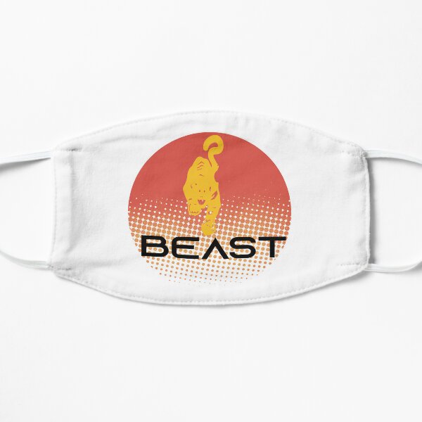 gaming beast style t-shirts Flat Mask RB1409 product Offical mrbeast Merch