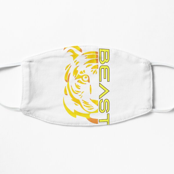 Logo Beast Fanny Tiger t-shirts Flat Mask RB1409 product Offical mrbeast Merch