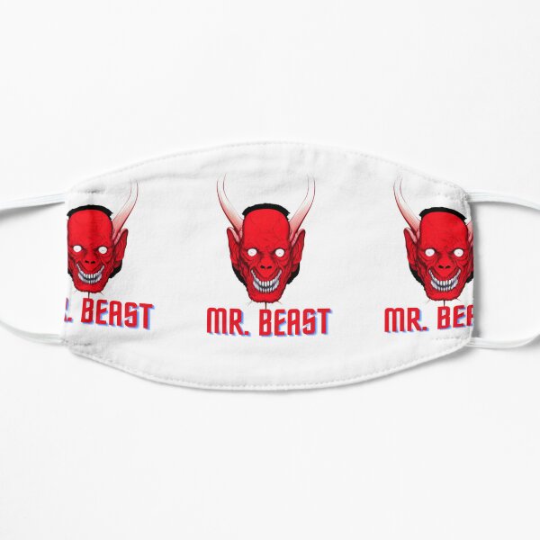 Mr Beast Devil Flat Mask RB1409 product Offical mrbeast Merch
